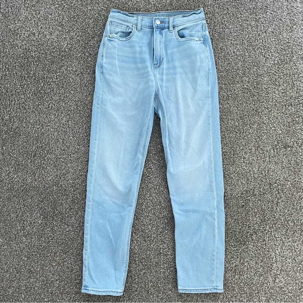 AEO High Rise Mom Jeans